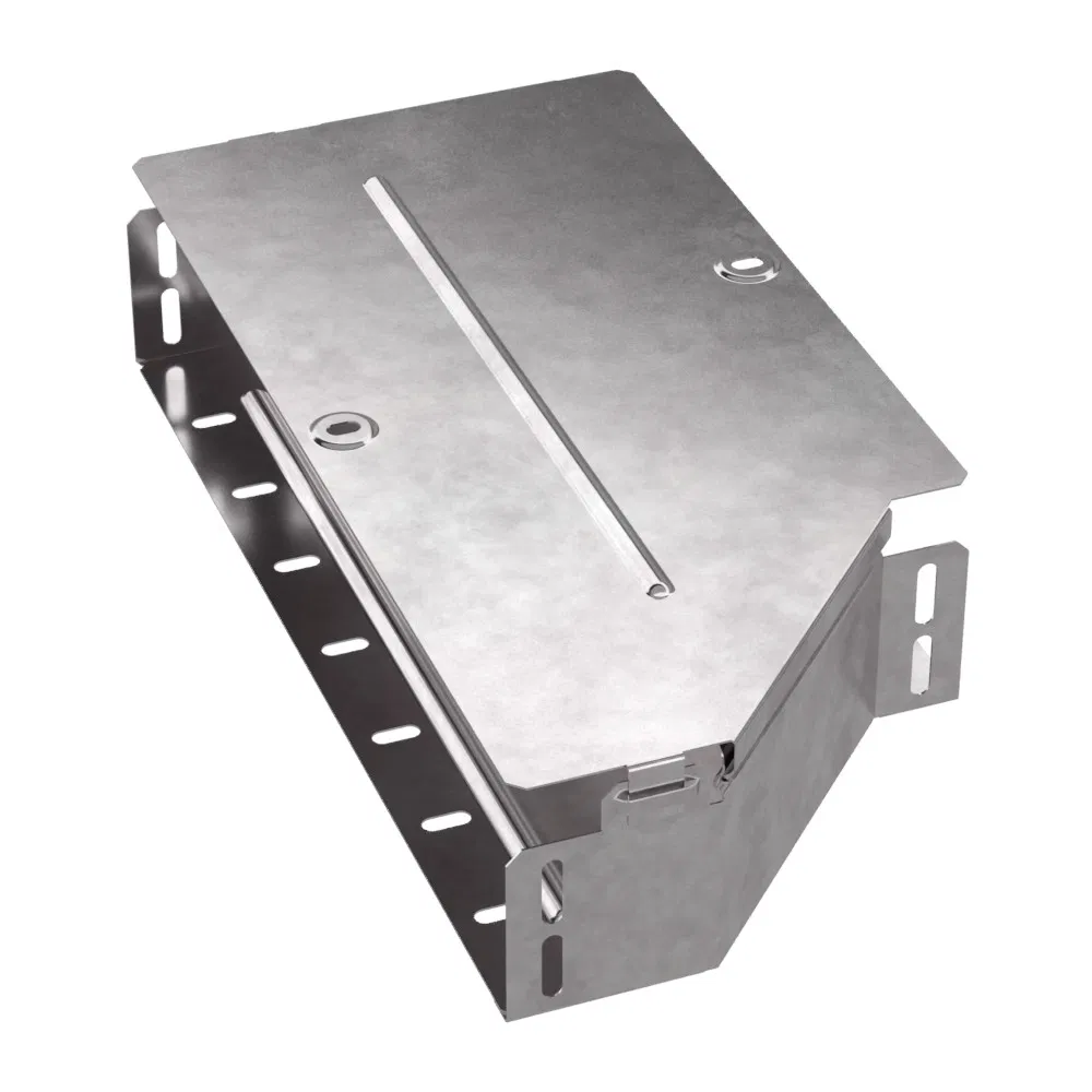 Left adapter with cover Standard 400x300x80 Promrukav
