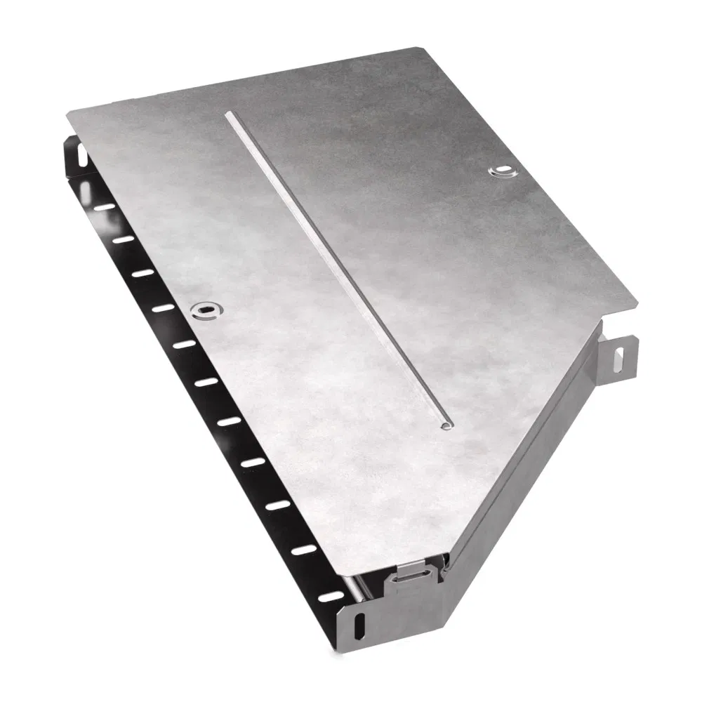 Left adapter with cover Standard 600x400x50 Promrukav