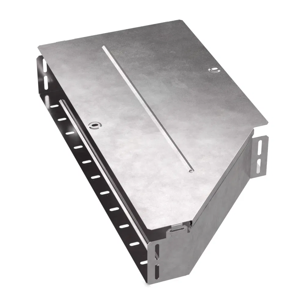 Left adapter with cover Standard 600x400x100 Promrukav