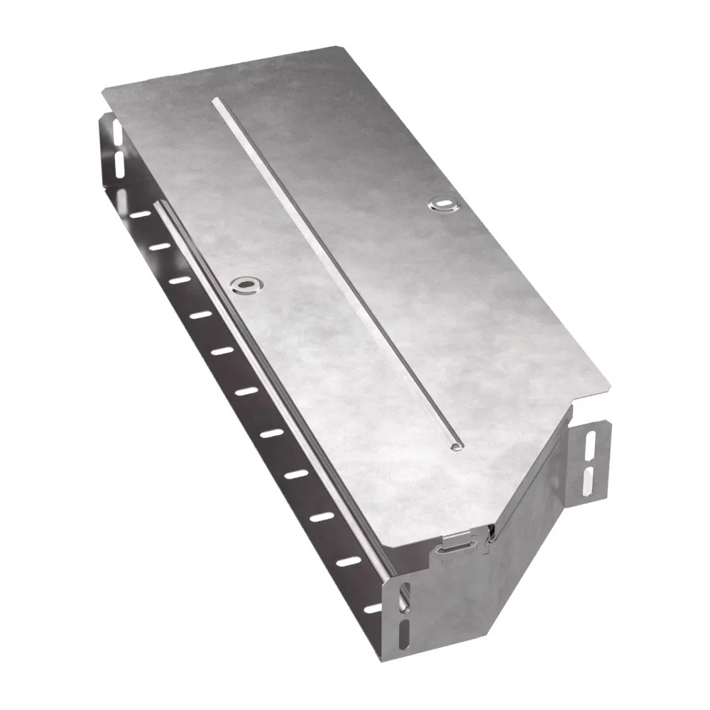 Left adapter with cover Standard 600x500x80 Promrukav