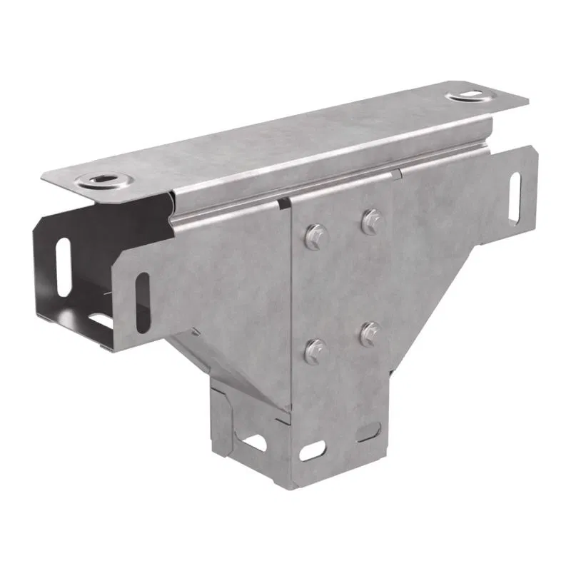T-shaped vertical tray diverter. With lid Standard 50x50 0.7mm Promrukav PR16.0955