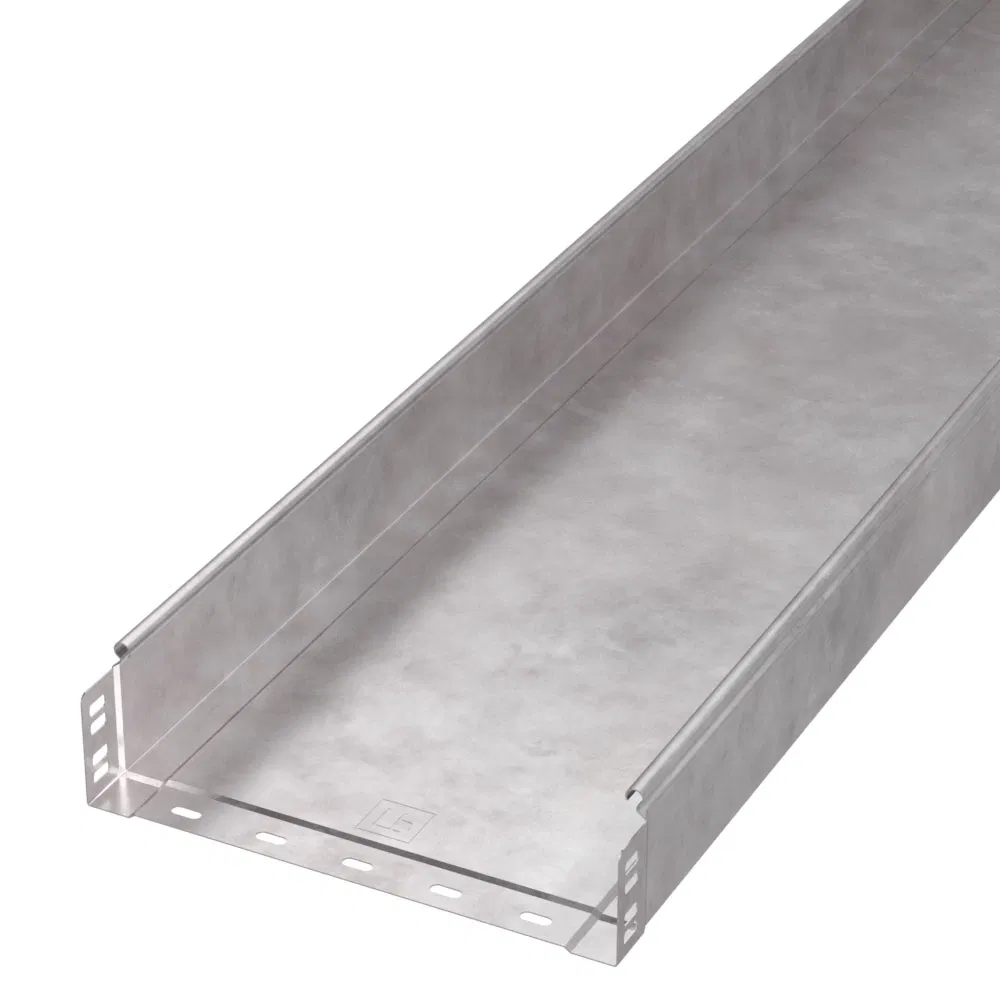 Non-perforated tray Standard HDZ 300x80x3000 (0.8 mm) (6 m/up) Promrukav