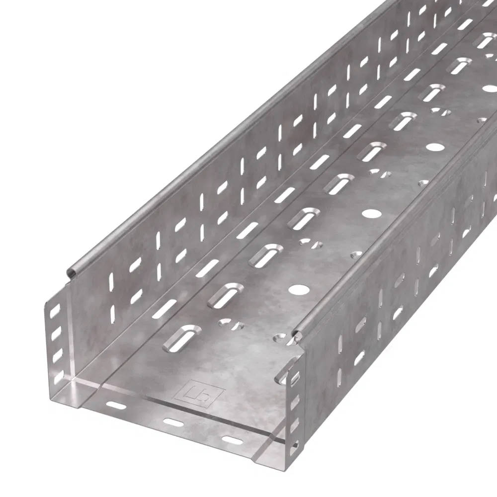 Perforated tray Standard HDZ 200x100x3000 (0.8 mm) (6 m/up) Promrukav