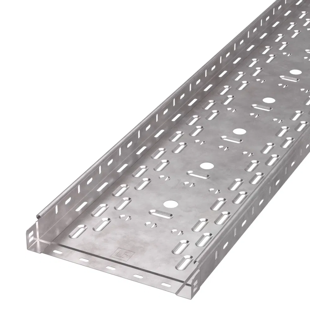 Perforated tray Standard HDZ 300x50x3000 (0.8 mm) (12 m/up) Promrukav