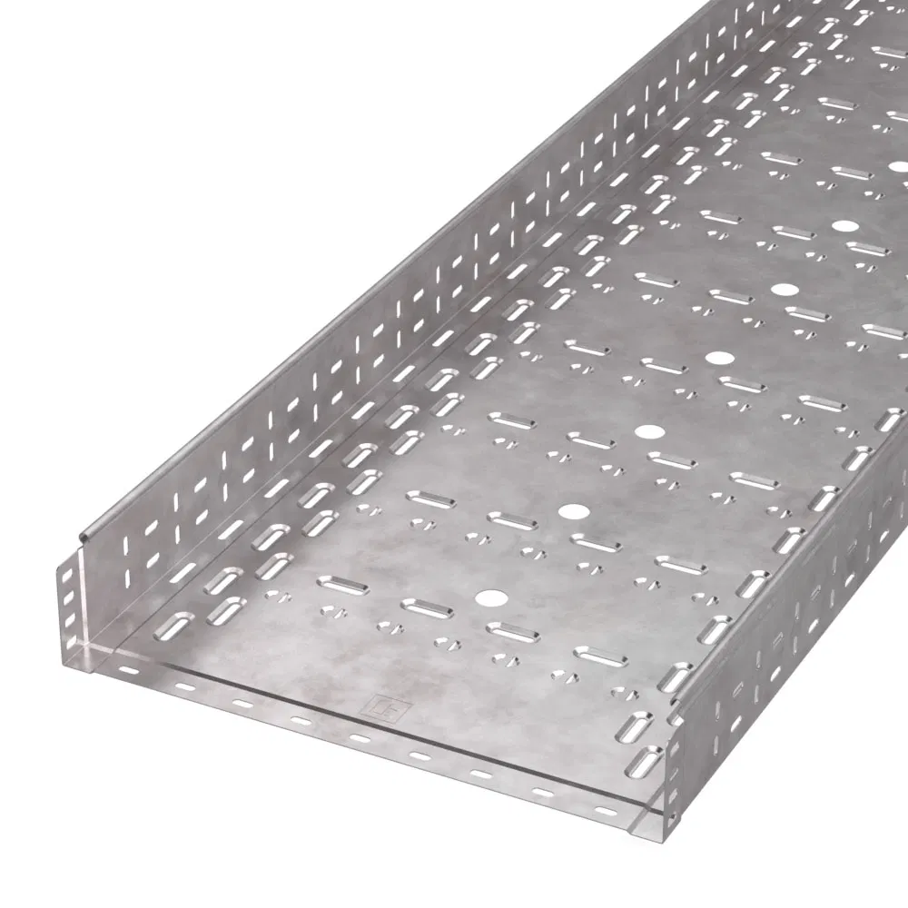 Perforated tray Standard HDZ 500x100x3000 (1.0 mm) (6 m/up) Promrukav