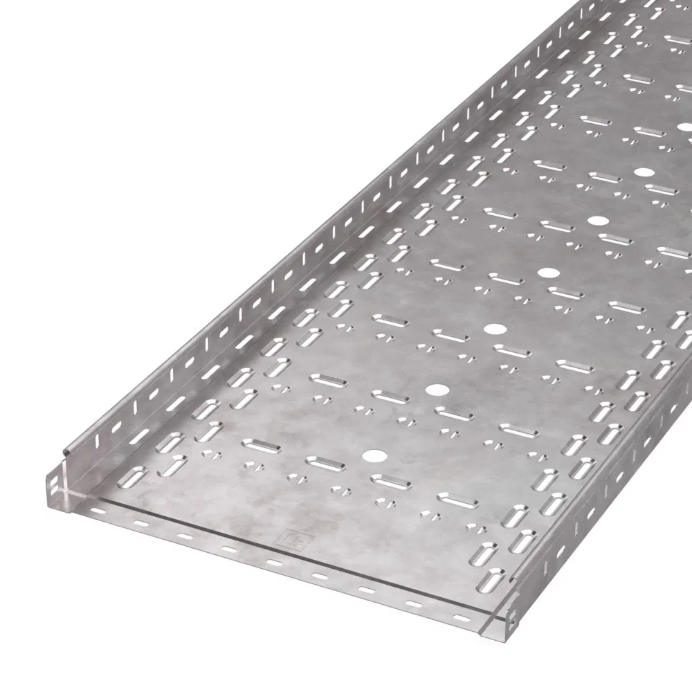 Perforated tray Standard HDZ 500x50x3000 (1.0 mm) (6 m/up) Promrukav