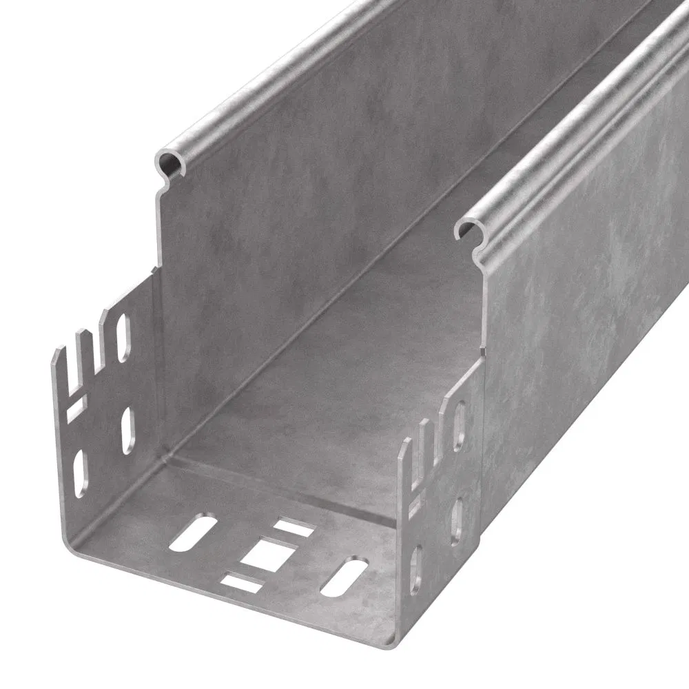 非穿孔式桥架 Profi HDZ 100х100х6000 (1,0 mm) (12 m/уп) Промрукав PR16.13847