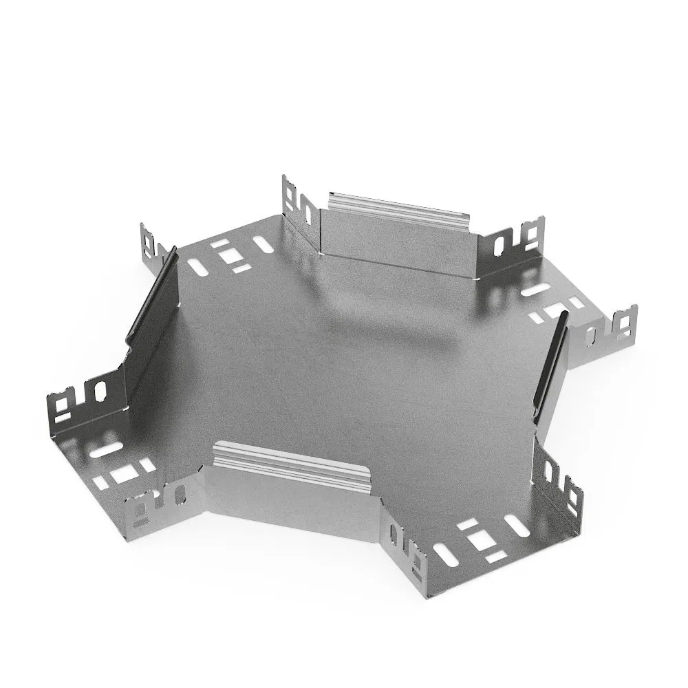 Ответвитель Х-образный Профи INOX (AISI 304) 150х50 (1,0 мм) Промрукав PR16.14543