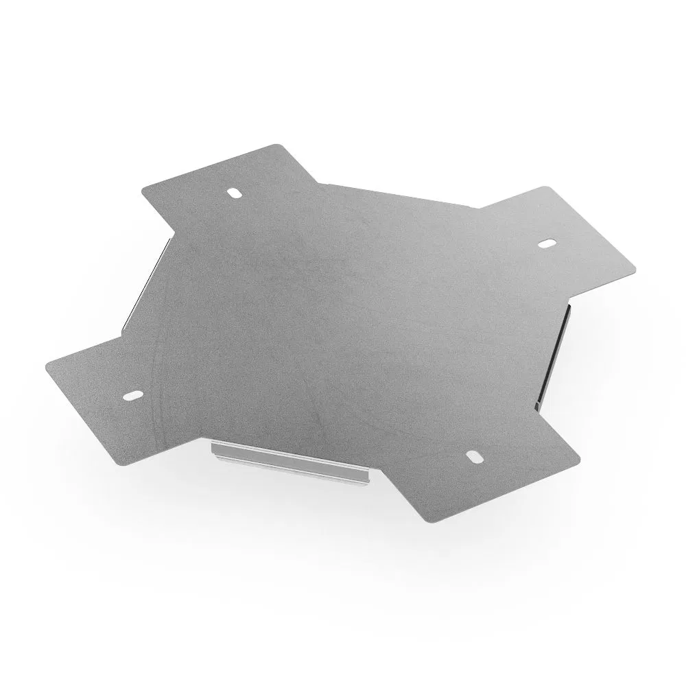 Крышка ответвителя Х-образного Профи INOX (AISI 304) 100 (1,0 мм) Промрукав PR16.16979