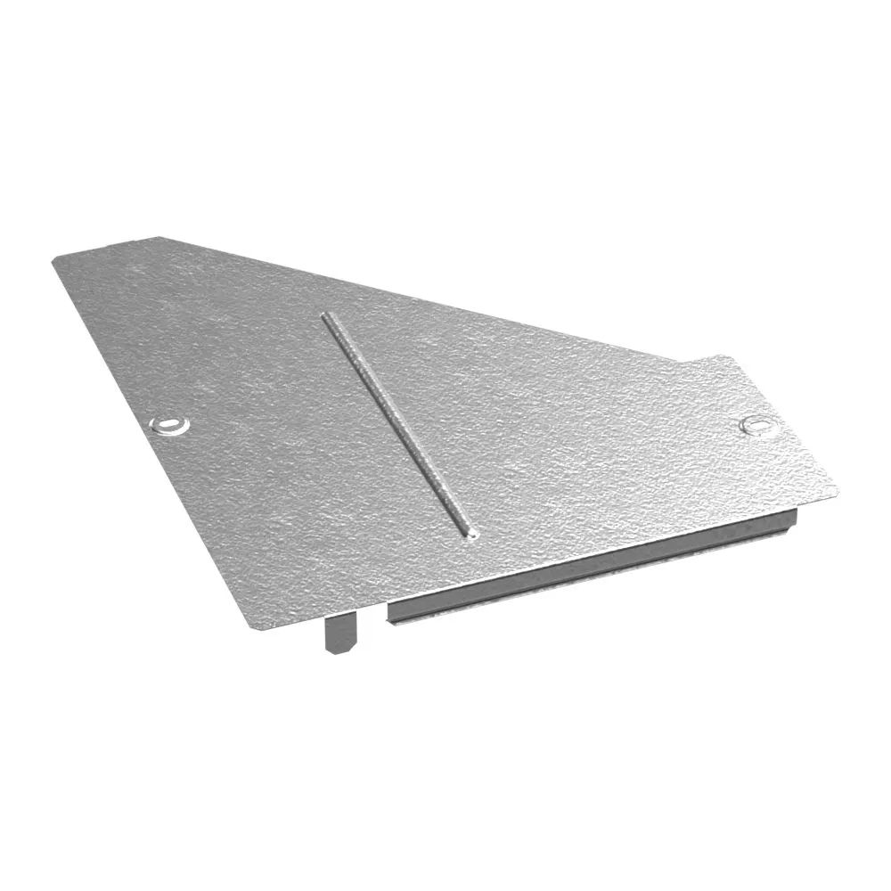 Right adapter cover Standard HDZ 400x150 (0.8 mm) Promrukav PR16.2000