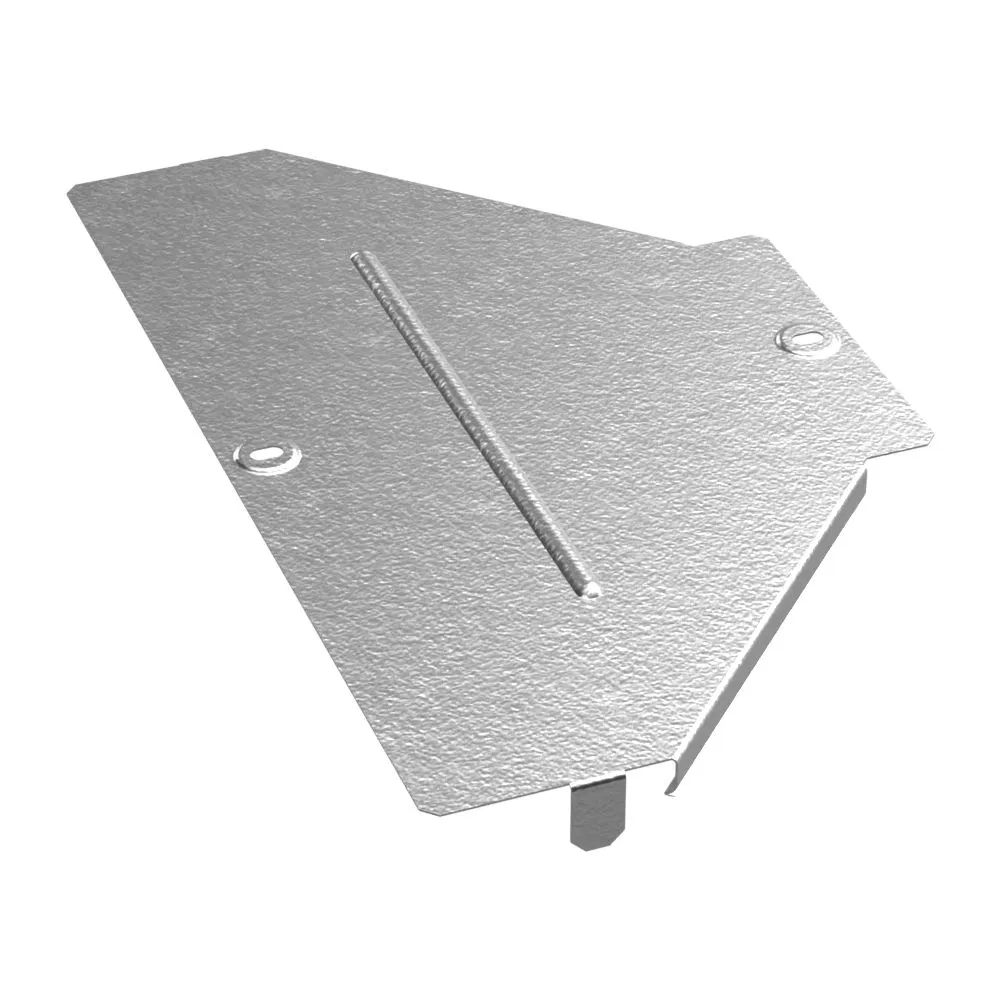 对称适配器盖 Standard HDZ 400х150 (0,8 mm) Промрукав PR16.2033