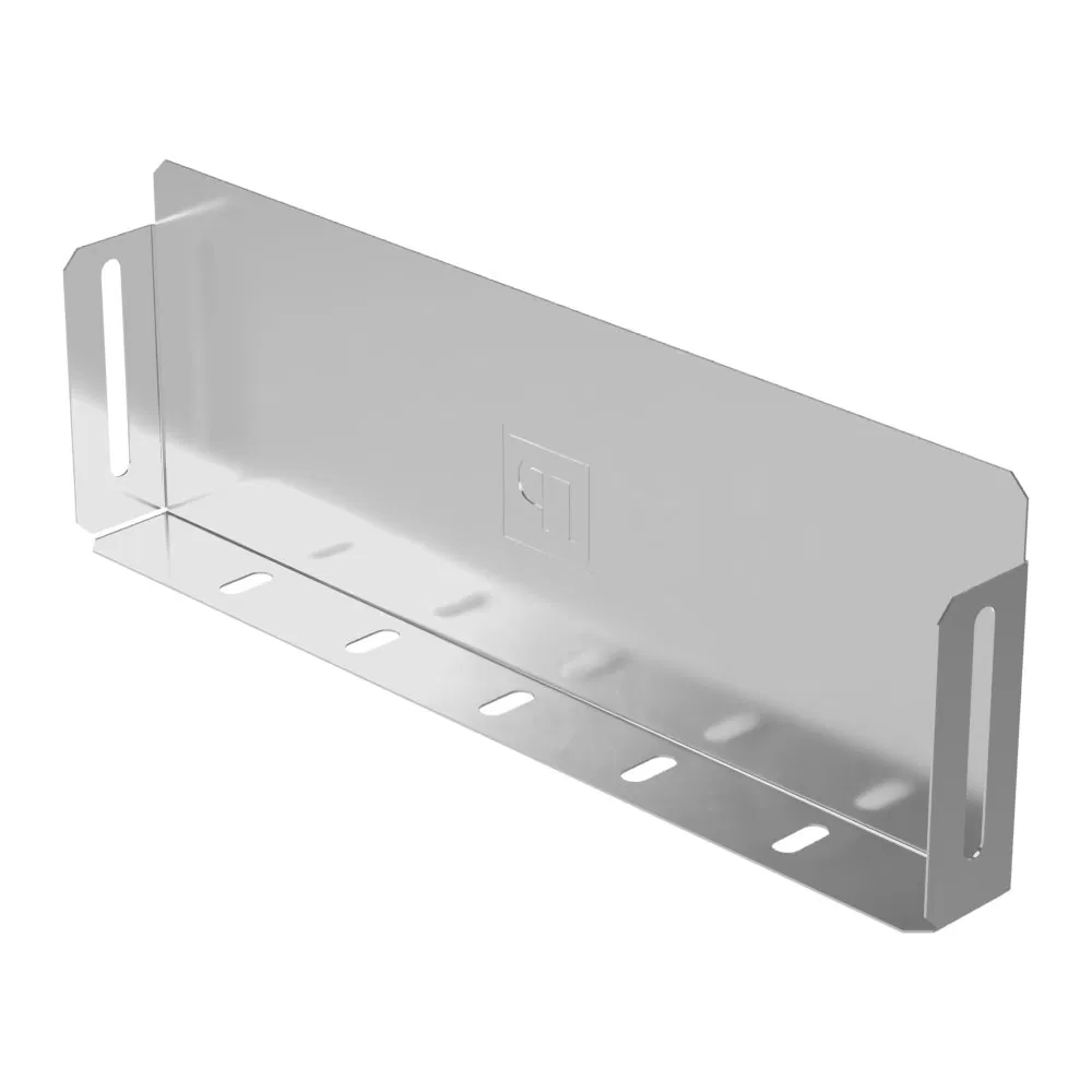 Tray end cap Standard INOX (AISI 304) 300x100 (0.7 mm) Promrukav PR16.2481