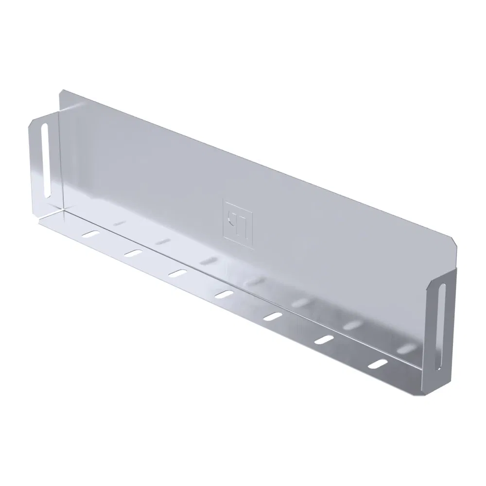 Заглушка лотка Стандарт INOX (AISI 316) 400х100 (0,7 мм) Промрукав PR16.2506