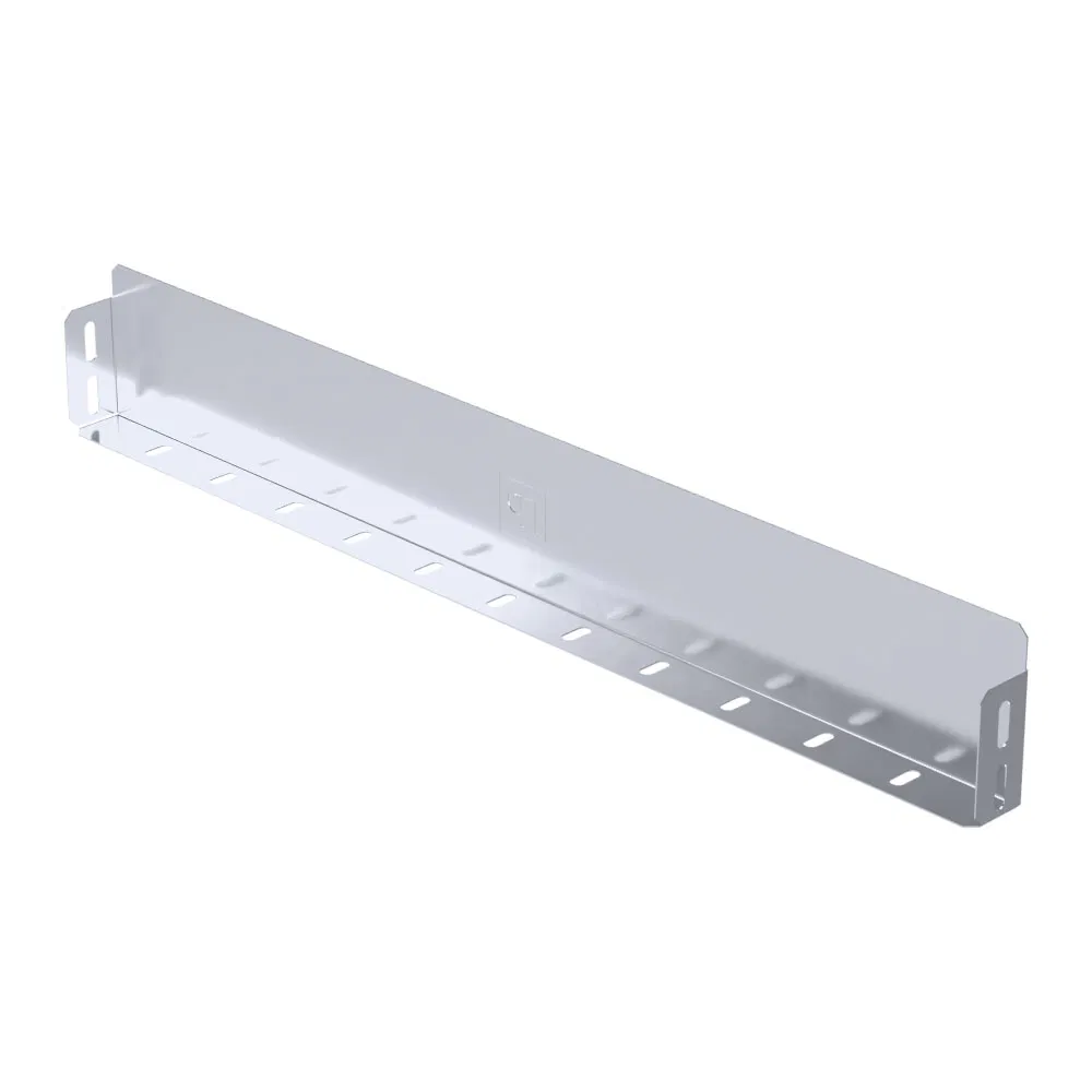 Tray end cap Standard INOX (AISI 316) 600x80 (0.7 mm) Promrukav PR16.2515