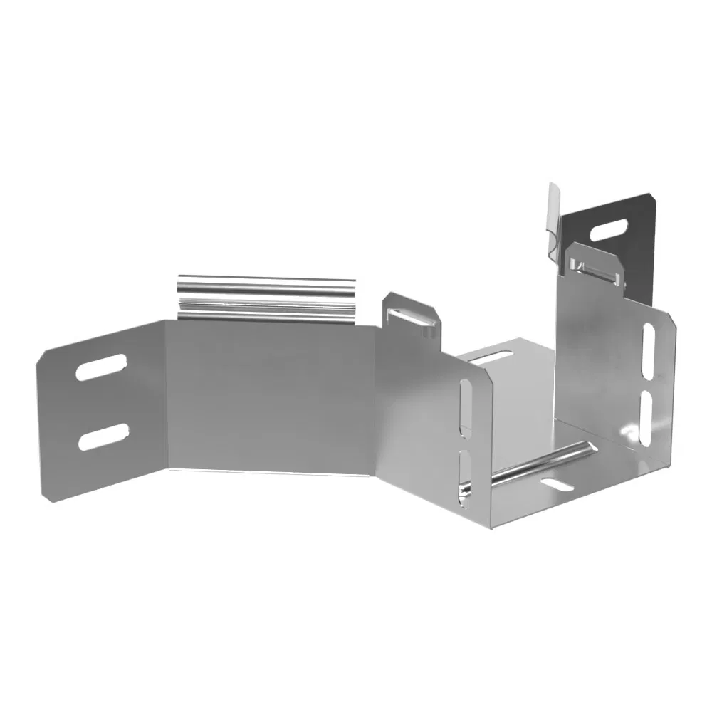 Horizontal diverter Standard INOX (AISI 304) 100x80 (0.7 mm) Promrukav PR16.2630