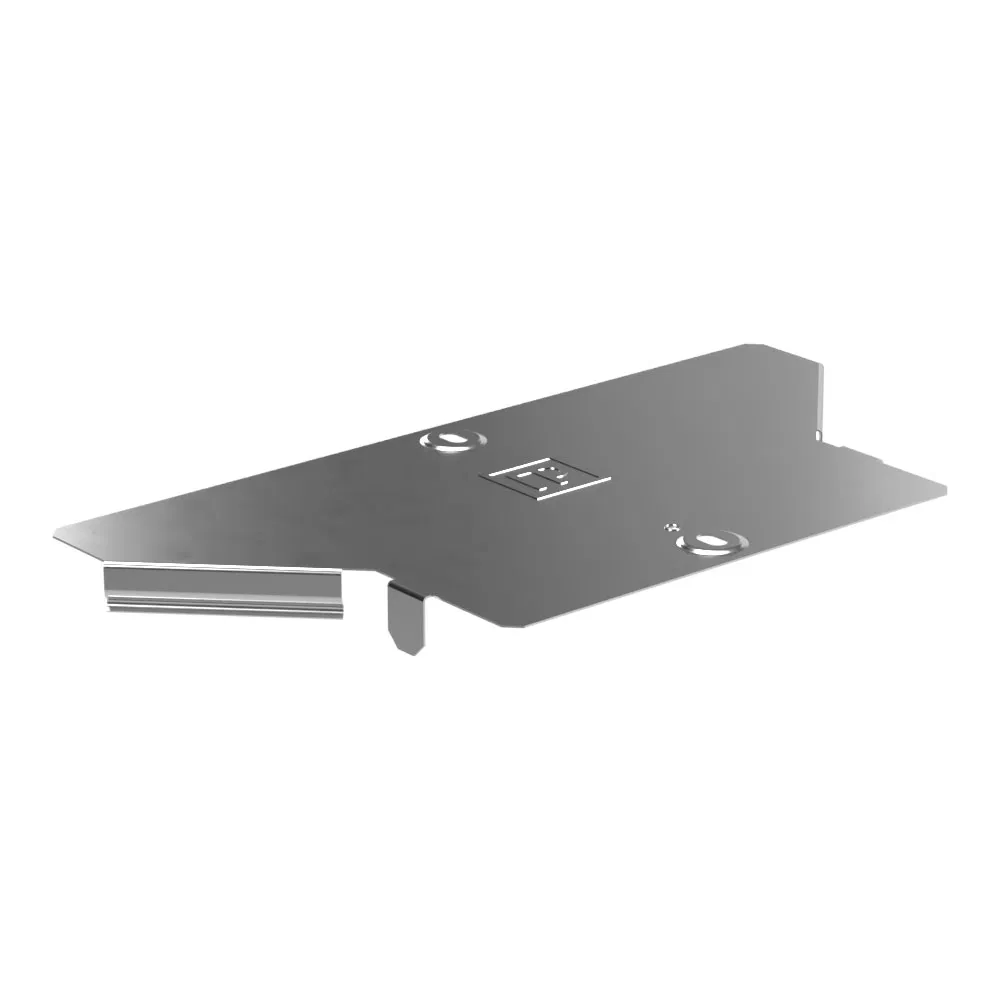 水平分流器盖板 标准 INOX (AISI 304) 200 (0,7 mm) Промрукав PR16.2652