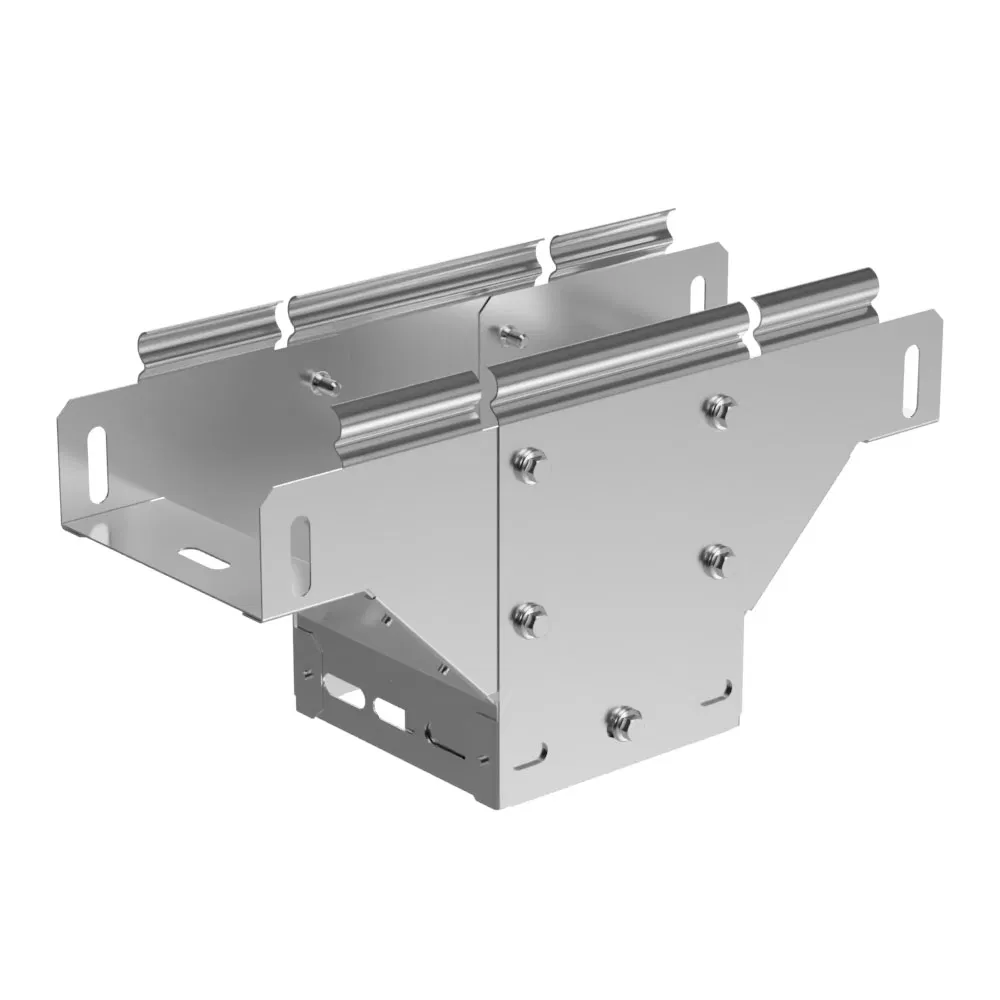 Ответвитель Т-образный вертикальный Стандарт INOX (AISI 304) 100х50 (0,7 мм) Промрукав PR16.2718
