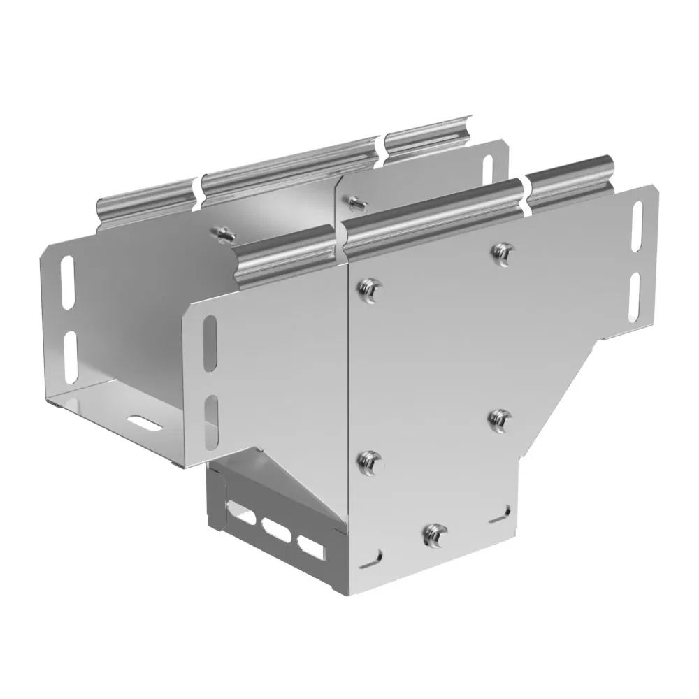 T-shaped vertical Tee Standard INOX (AISI 304) 100x80 (0.7 mm) Promrukav PR16.2719