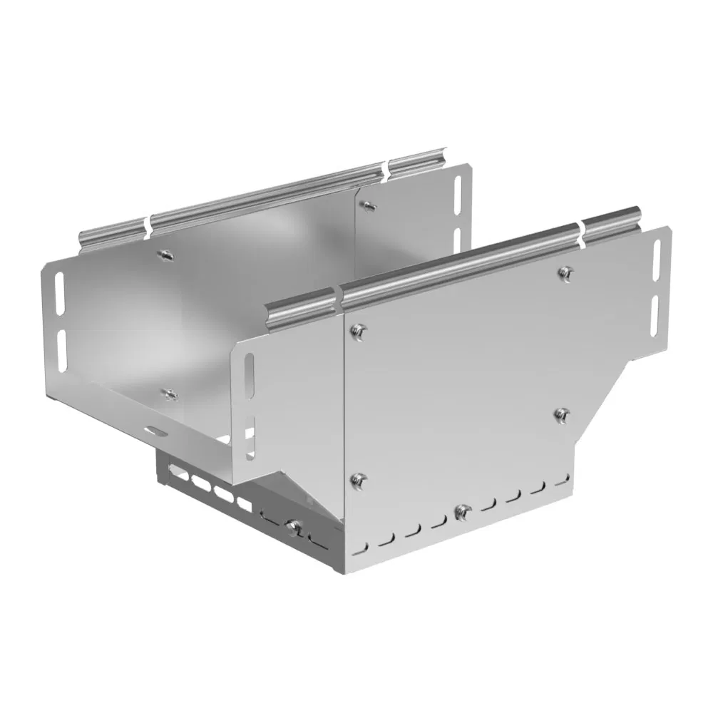 T-shaped vertical Tee Standard INOX (AISI 304) 200x100 (0.7 mm) Promrukav PR16.2726