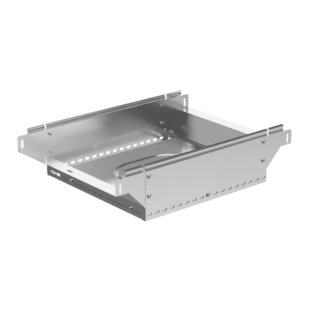 Ответвитель Т-образный вертикальный Стандарт INOX (AISI 304) 400х80 (0,7 мм) Промрукав PR16.2731