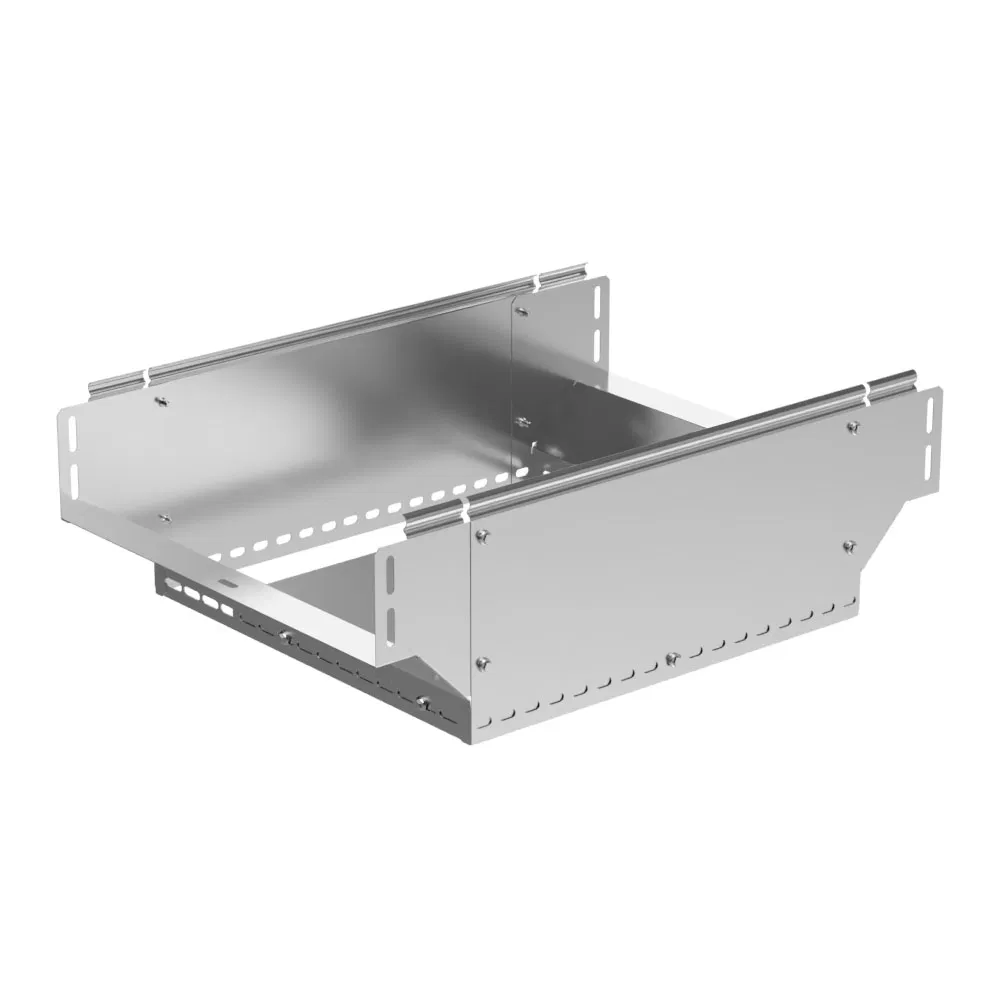 T型垂直分流器 标准 INOX (AISI 304) 400х100 (0,7 mm) Промрукав PR16.2732