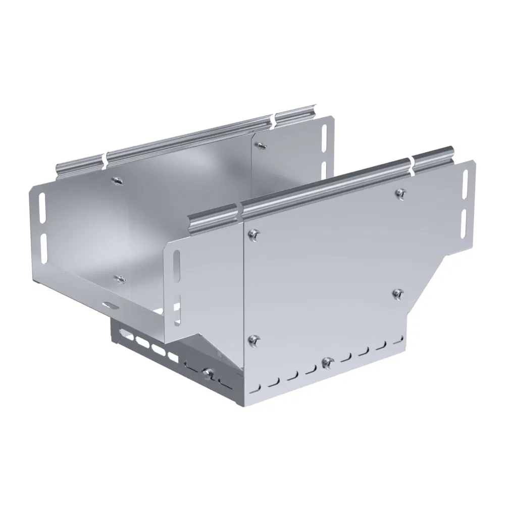T-shaped vertical Tee Standard INOX (AISI 316) 200x100 (0.7 mm) Promrukav PR16.2756