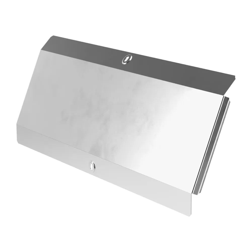 45度外角垂直盖板 INOX标准 (AISI 304) 600 (0,8 mm) Промрукав PR16.2926