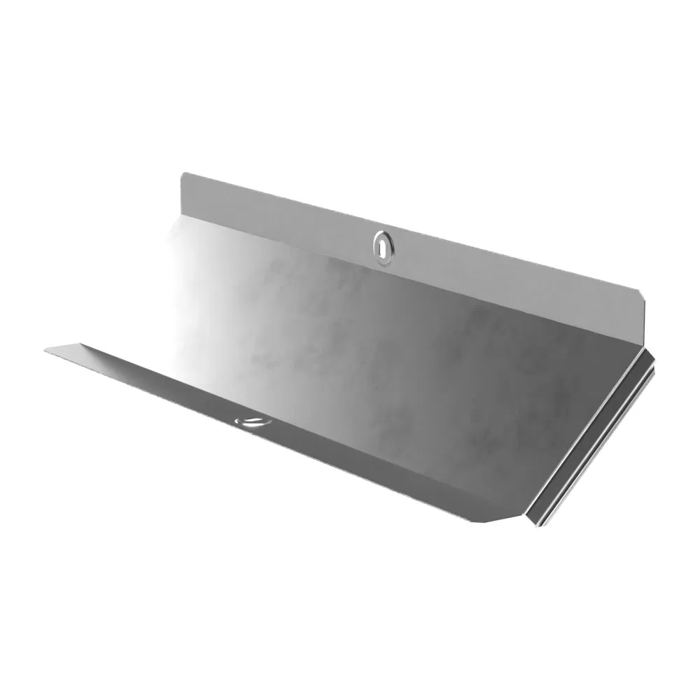 45度垂直内角盖 标准 INOX (AISI 304) 500 (0,8 mm) Промрукав PR16.3169