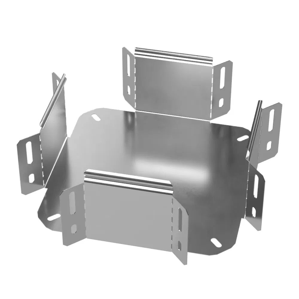 X-shaped Deflector Standard INOX (AISI 304) 100x100 (0.7 mm) Promrukav PR16.3174