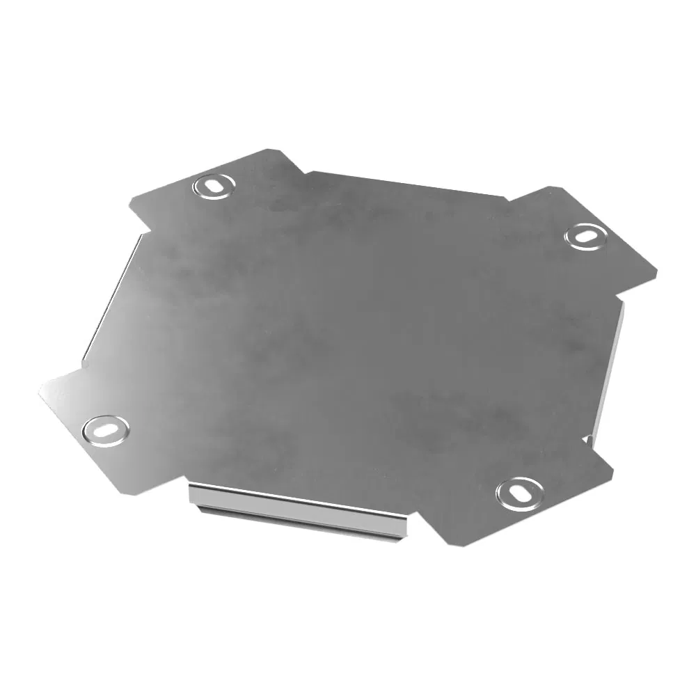 X-shaped branch cover Standard INOX (AISI 304) 100 (0.7 mm) Promrukav PR16.3194
