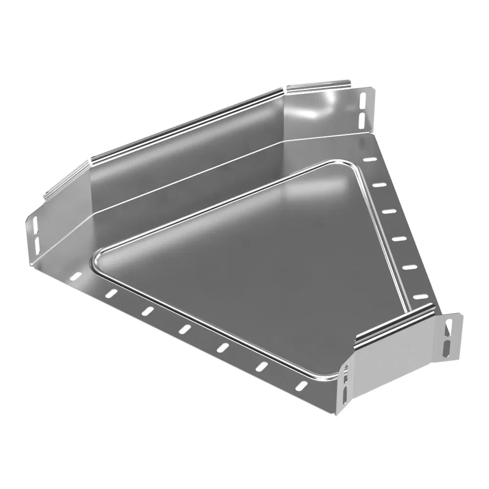 Угол горизонтальный 45 градусов Стандарт INOX (AISI 304) 400х80 (0,8 мм) Промрукав PR16.3417