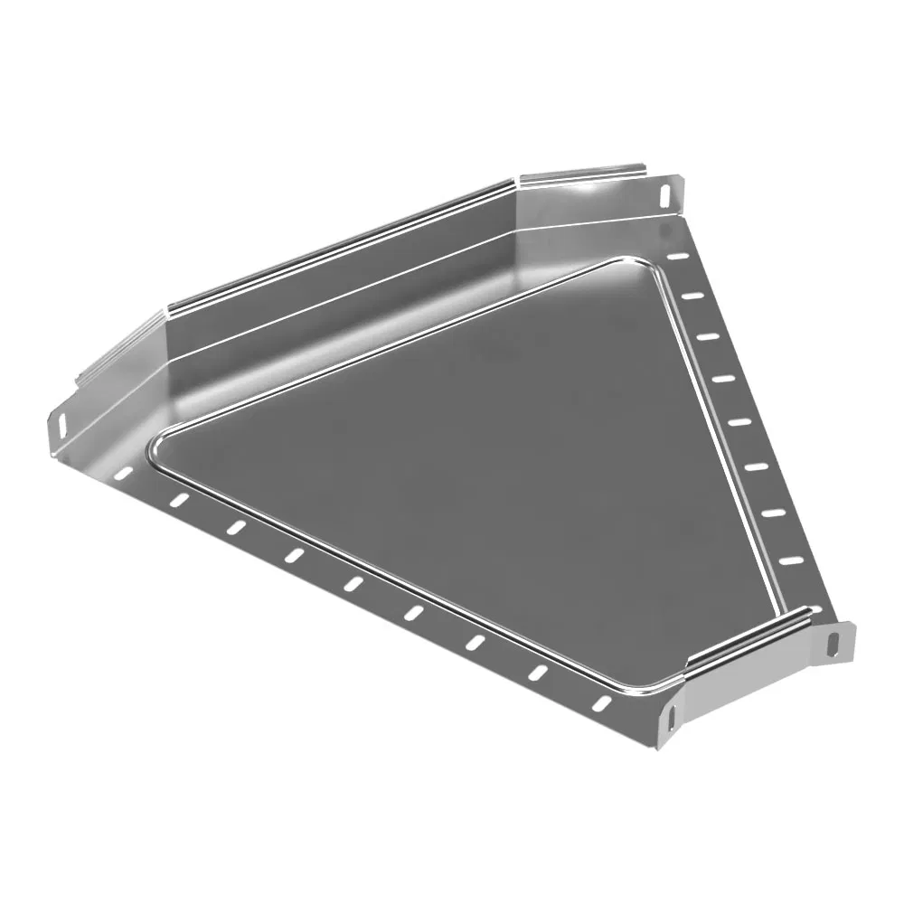 Угол горизонтальный 45 градусов Стандарт INOX (AISI 304) 500х50 (0,8 мм) Промрукав PR16.3419