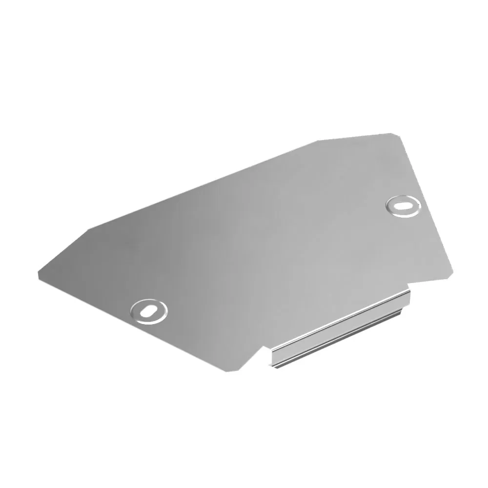 45度水平角盖 标准 INOX (AISI 304) 150 (0,7 mm) Промрукав PR16.3427