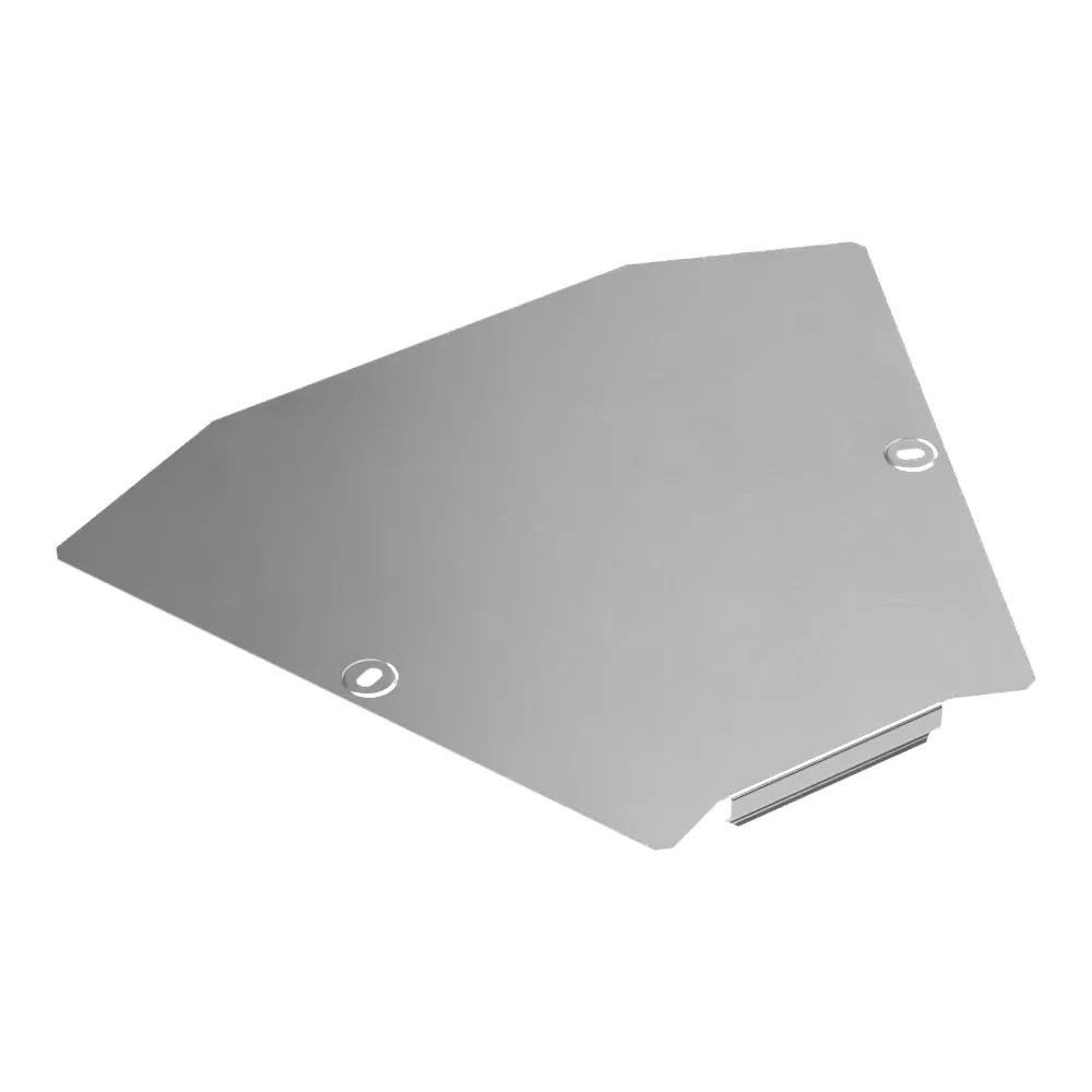 45度水平角盖板 标准 INOX (AISI 304) 300 (0,8 mm) Промрукав PR16.3429