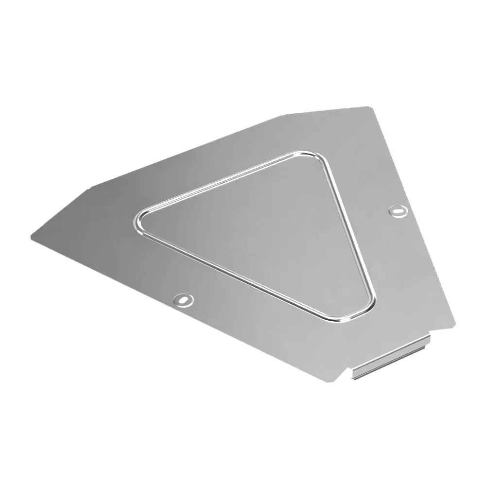 45度水平角盖 标准 INOX (AISI 304) 400 (0,8 mm) Промрукав PR16.3430