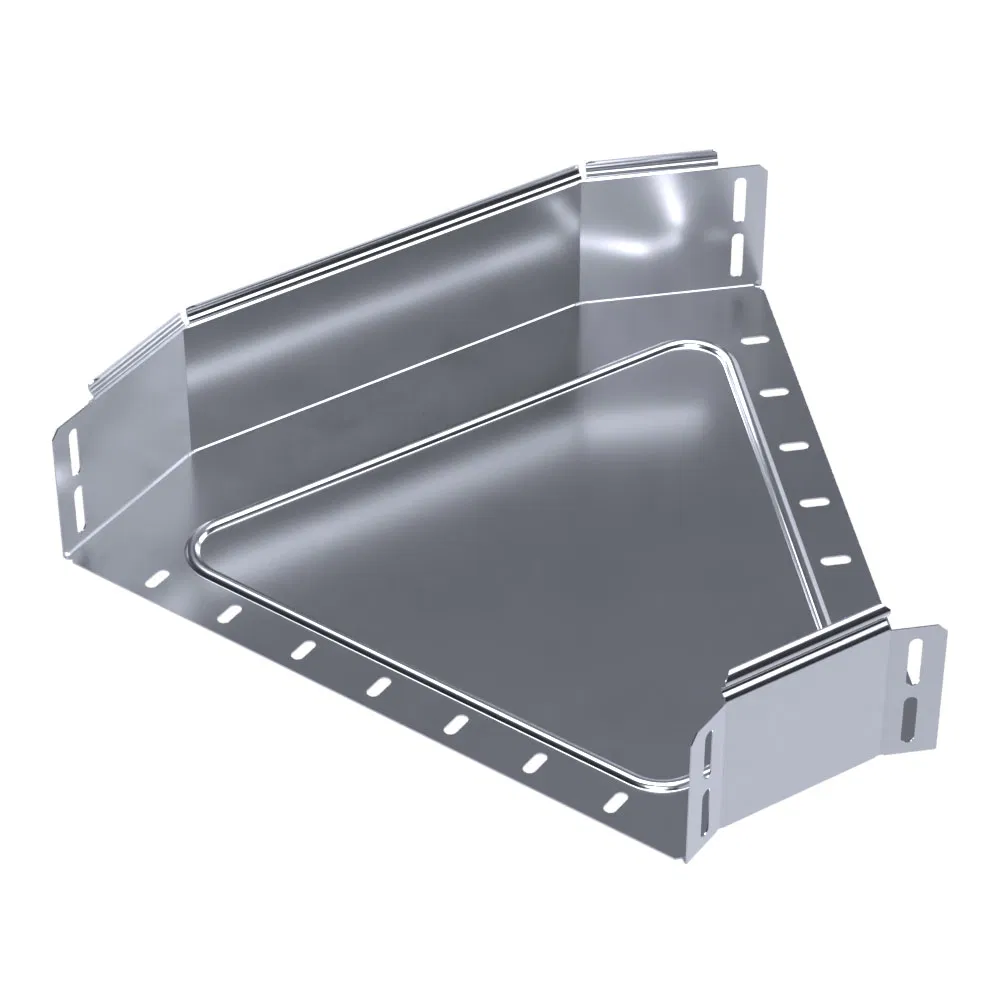 Угол горизонтальный 45 градусов Стандарт INOX (AISI 316) 400х100 (0,8 мм) Промрукав PR16.3448
