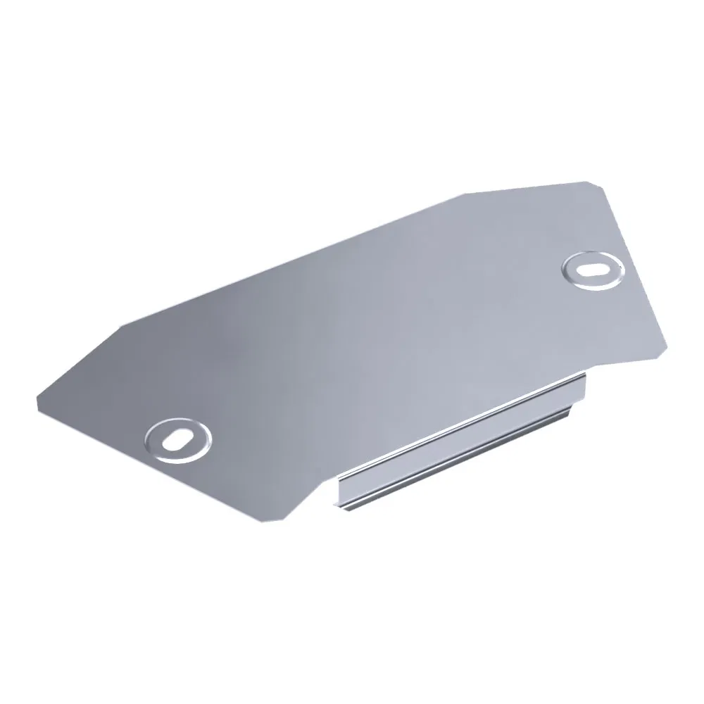 45度水平角盖 标准 INOX (AISI 316) 100 (0,7 mm) Промрукав PR16.3456