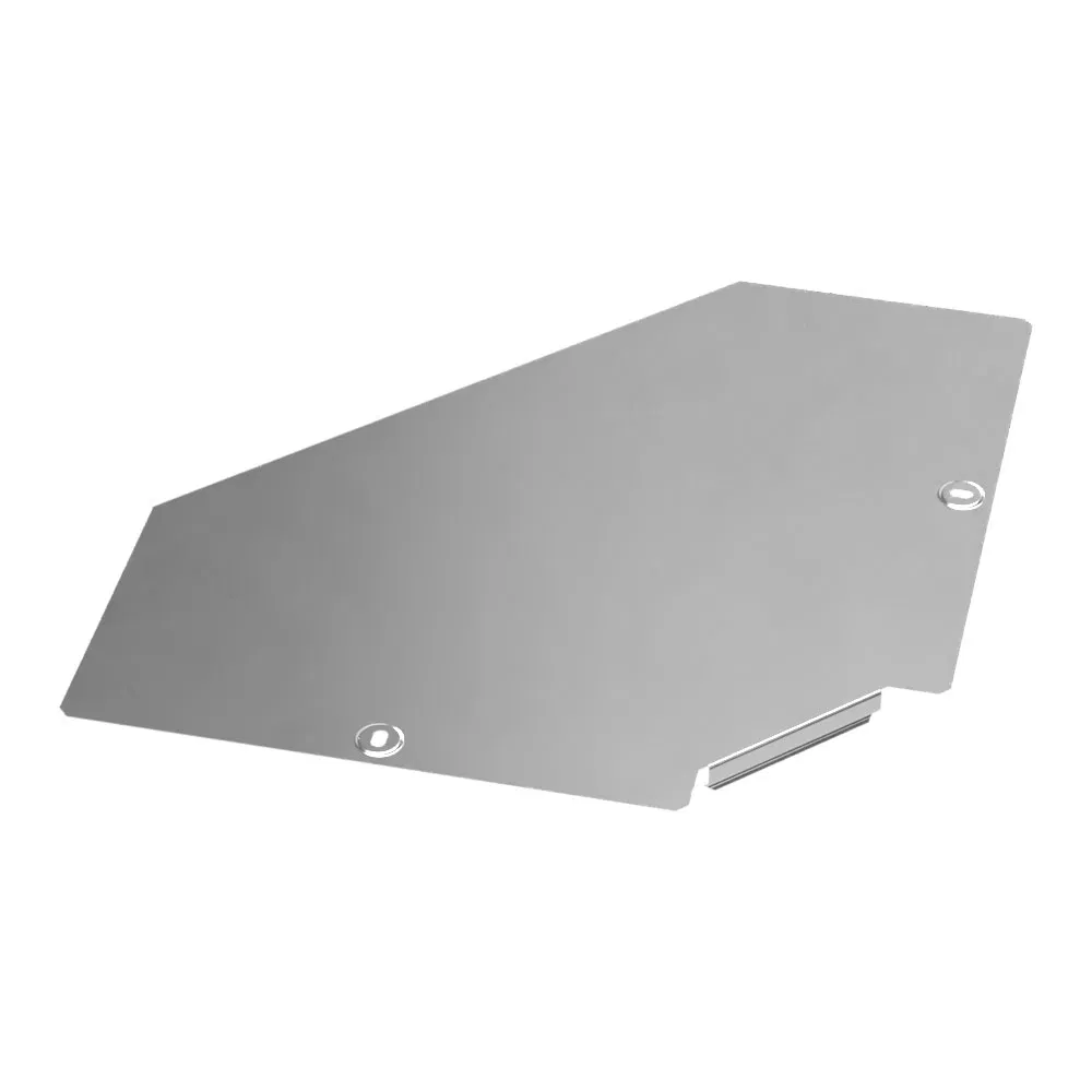90度水平转角盖 标准 INOX (AISI 304) 300 (0,8 mm) Промрукав PR16.3519