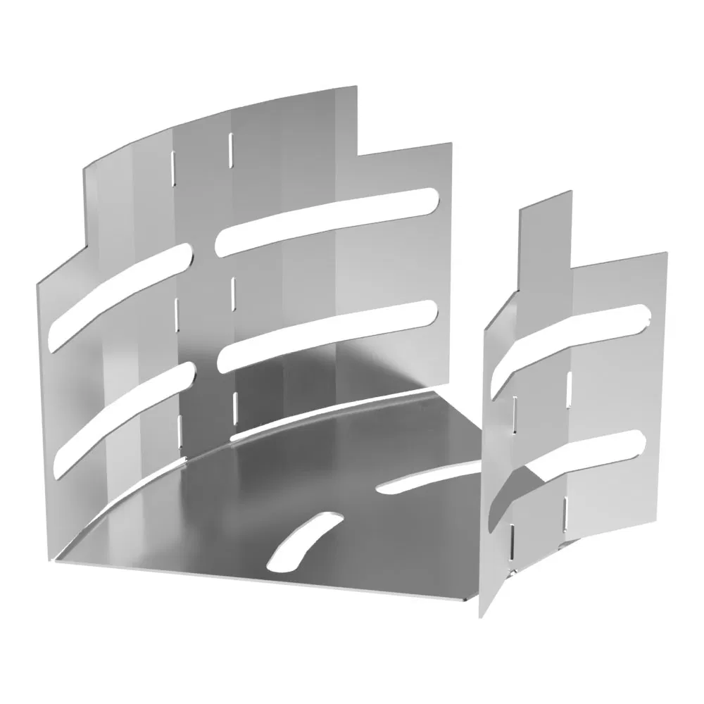可调水平角 0-45度 标准 INOX (AISI 304) 100х80 (0,7 mm) Промрукав PR16.3585