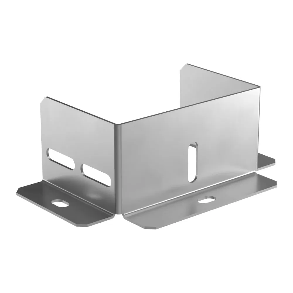 Universal tray route entry Standard INOX (AISI 304) 100x80 (1.5 mm) Promrukav PR16.3675