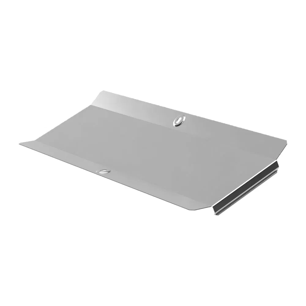 90度垂直内角盖 标准 INOX (AISI 304) 500 (0,8 mm) Промрукав PR16.3745
