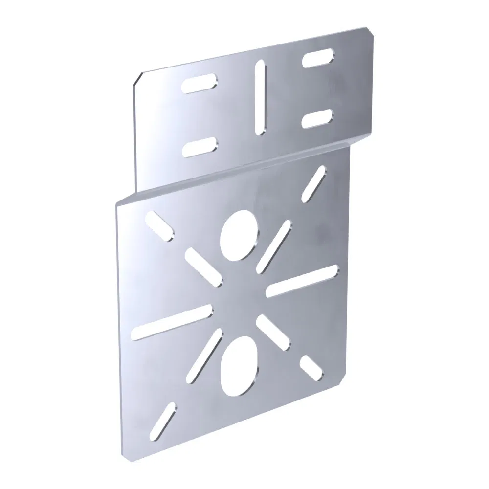 Mounting plate for EMK Standart INOX (AISI 316) 195x150 (1.5 mm) Promrukav PR16.3813