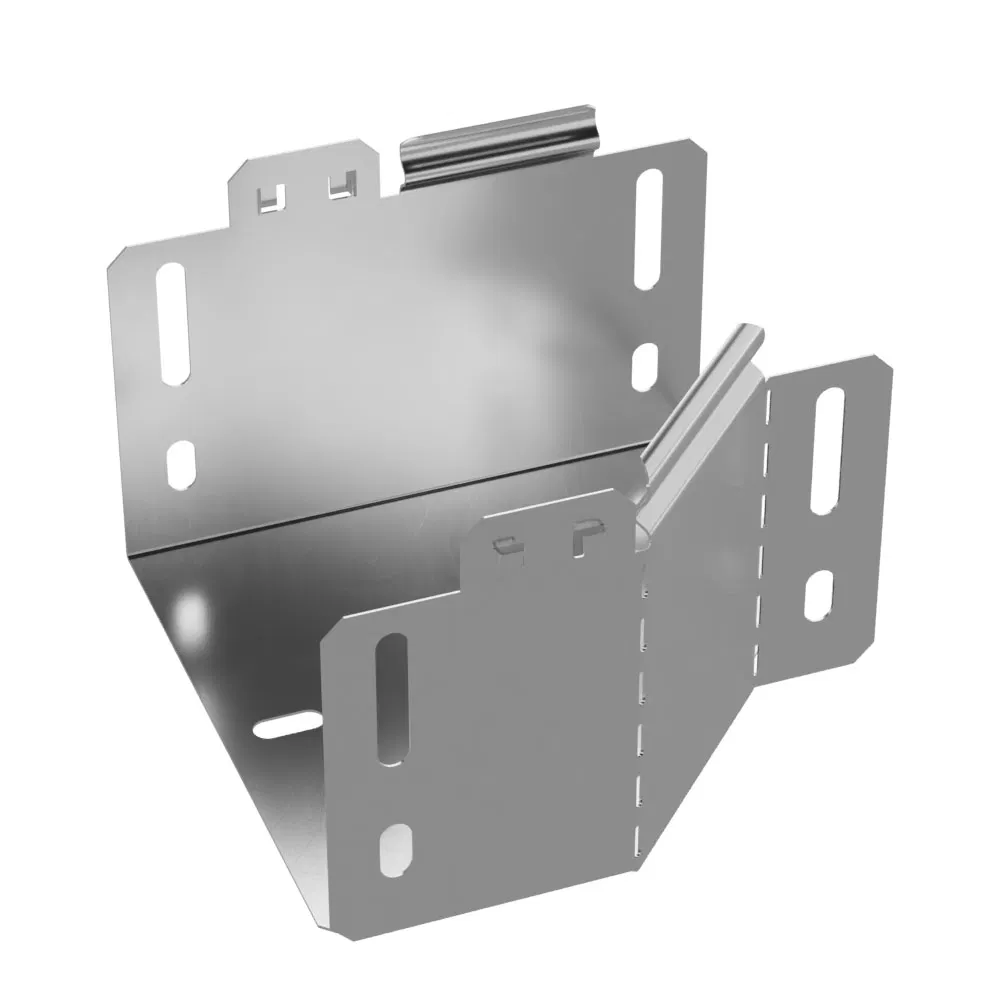 左侧适配器 INOX 标准 (AISI 304) 150х100х100 (0,7 mm) Промрукав PR16.4247