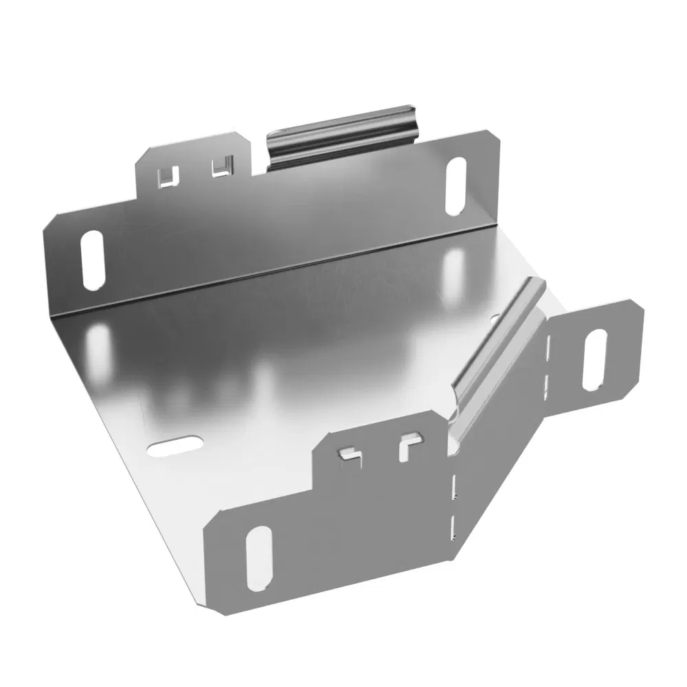 左侧适配器 INOX 标准 (AISI 304) 150х100х50 (0,7 mm) Промрукав PR16.4248