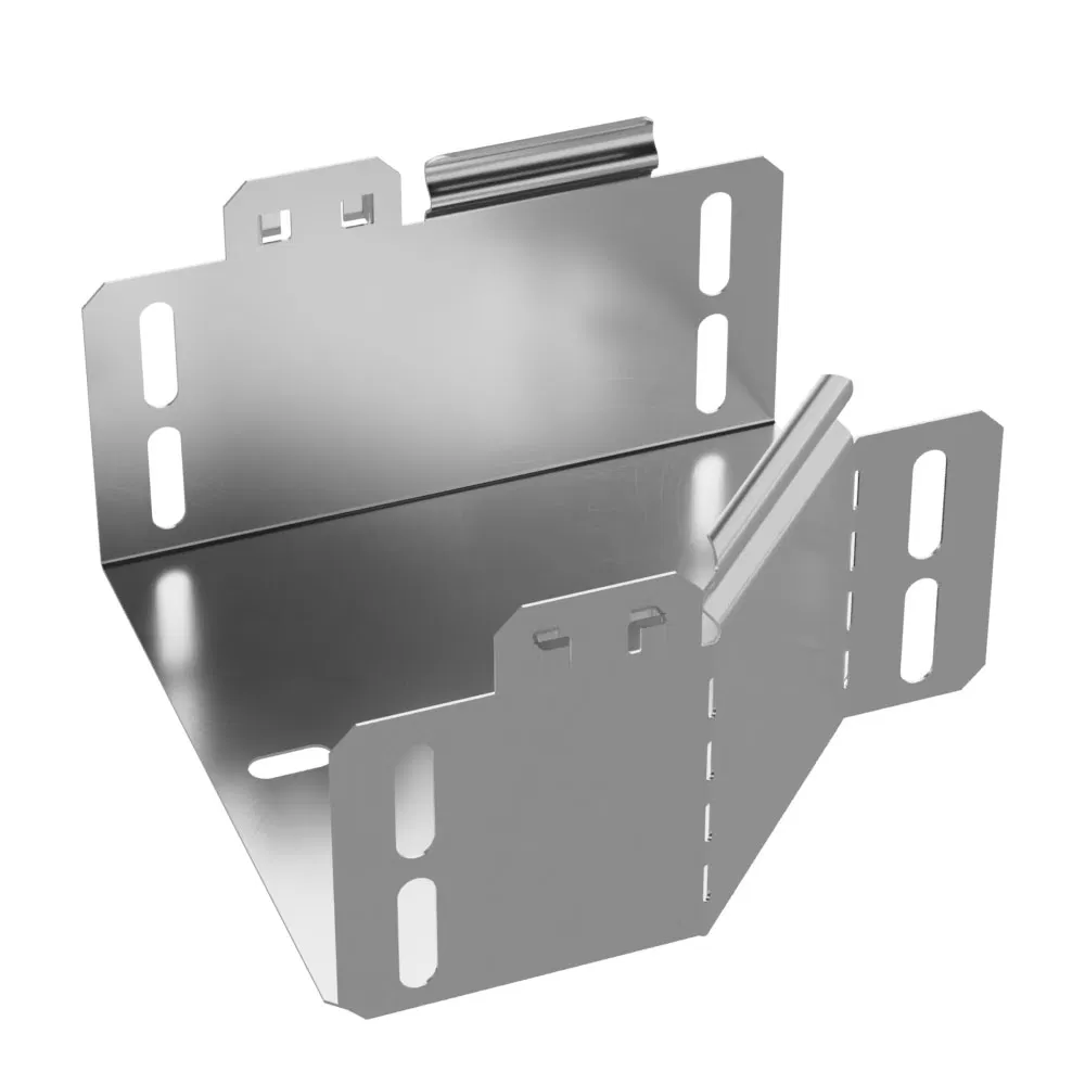 左侧适配器 INOX 标准 (AISI 304) 150х100х80 (0,7 mm) Промрукав PR16.4249