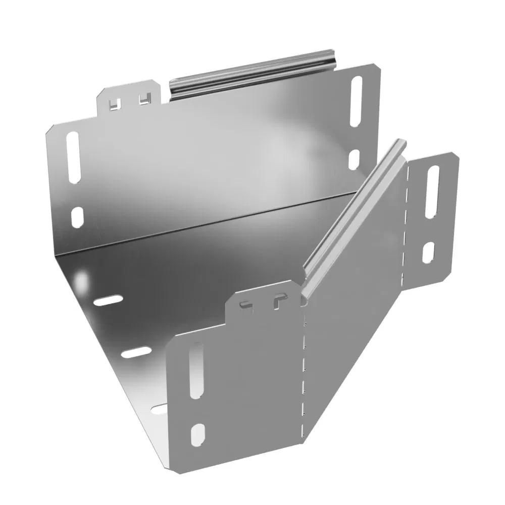 左侧适配器 INOX 标准 (AISI 304) 200х100х100 (0,7 mm) Промрукав PR16.4250