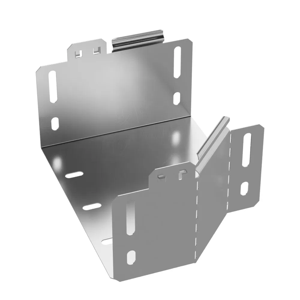 左侧适配器 INOX 标准 (AISI 304) 200х150х100 (0,7 mm) Промрукав PR16.4253