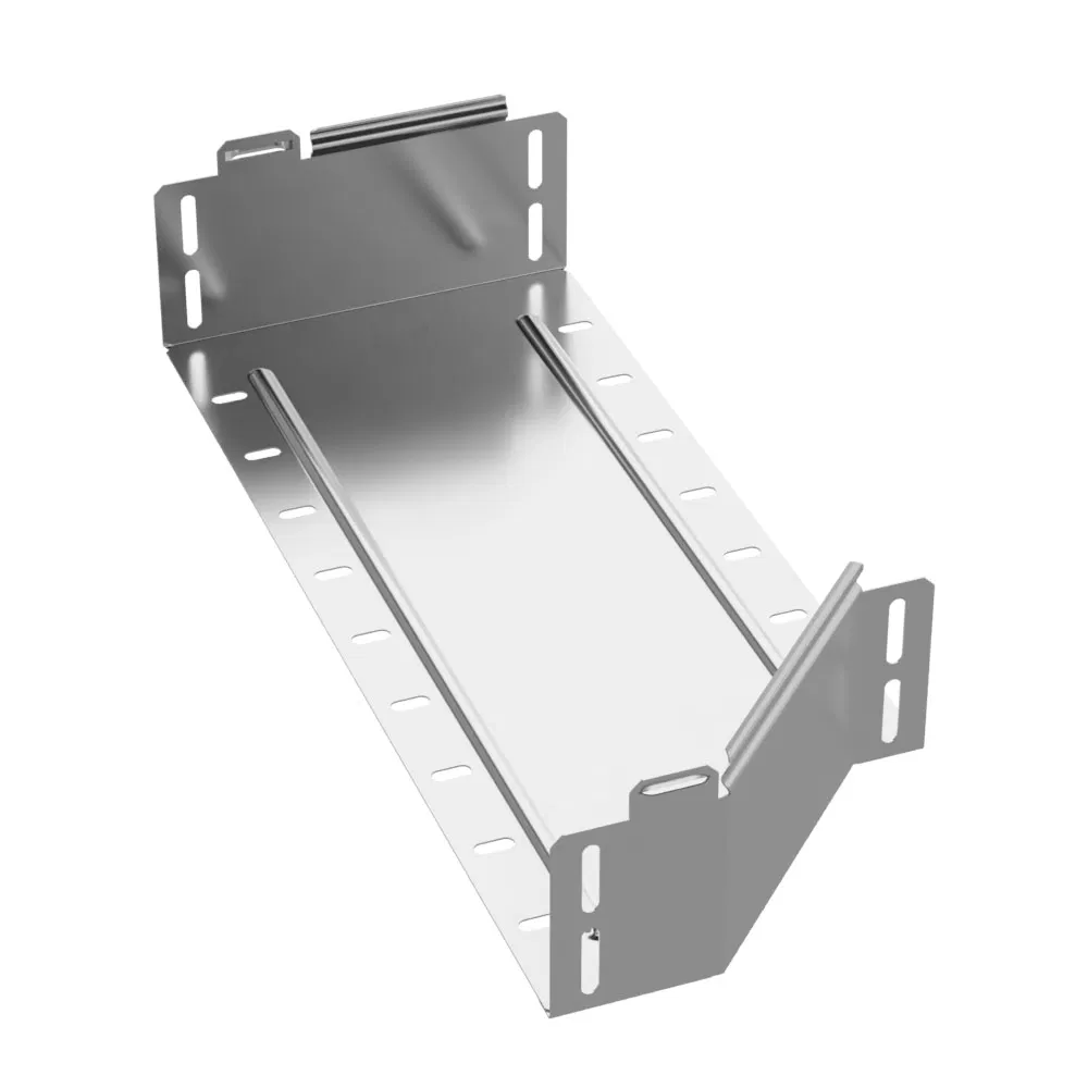 左侧适配器 INOX 标准 (AISI 304) 500х400х100 (0,8 mm) Промрукав PR16.4283