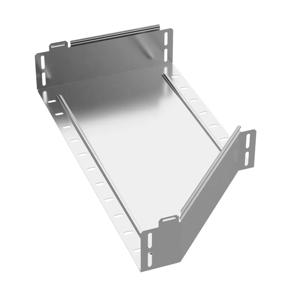 左侧适配器 INOX 标准 (AISI 304) 600х400х100 (0,8 mm) Промрукав PR16.4289
