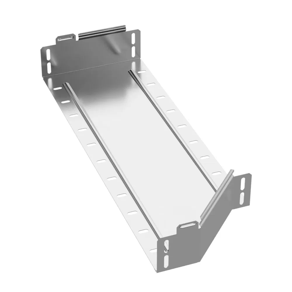 左侧适配器 INOX 标准 (AISI 304) 600х500х80 (0,8 mm) Промрукав PR16.4294